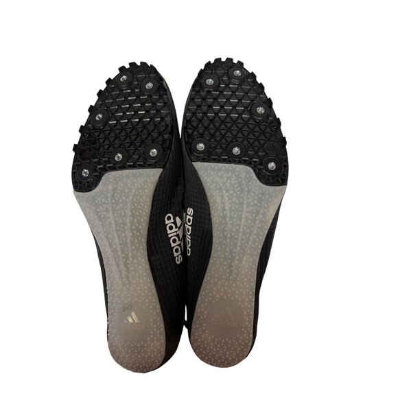 NEW! Men's Adidas Spikes Sprintstar Track & Field GY92221 Black White  Size 13 - Picture 9 of 11
